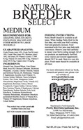 Natural Breeder Select Label